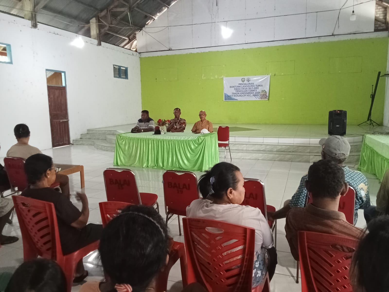 Penyaluran BLT Triwulan I Dan II